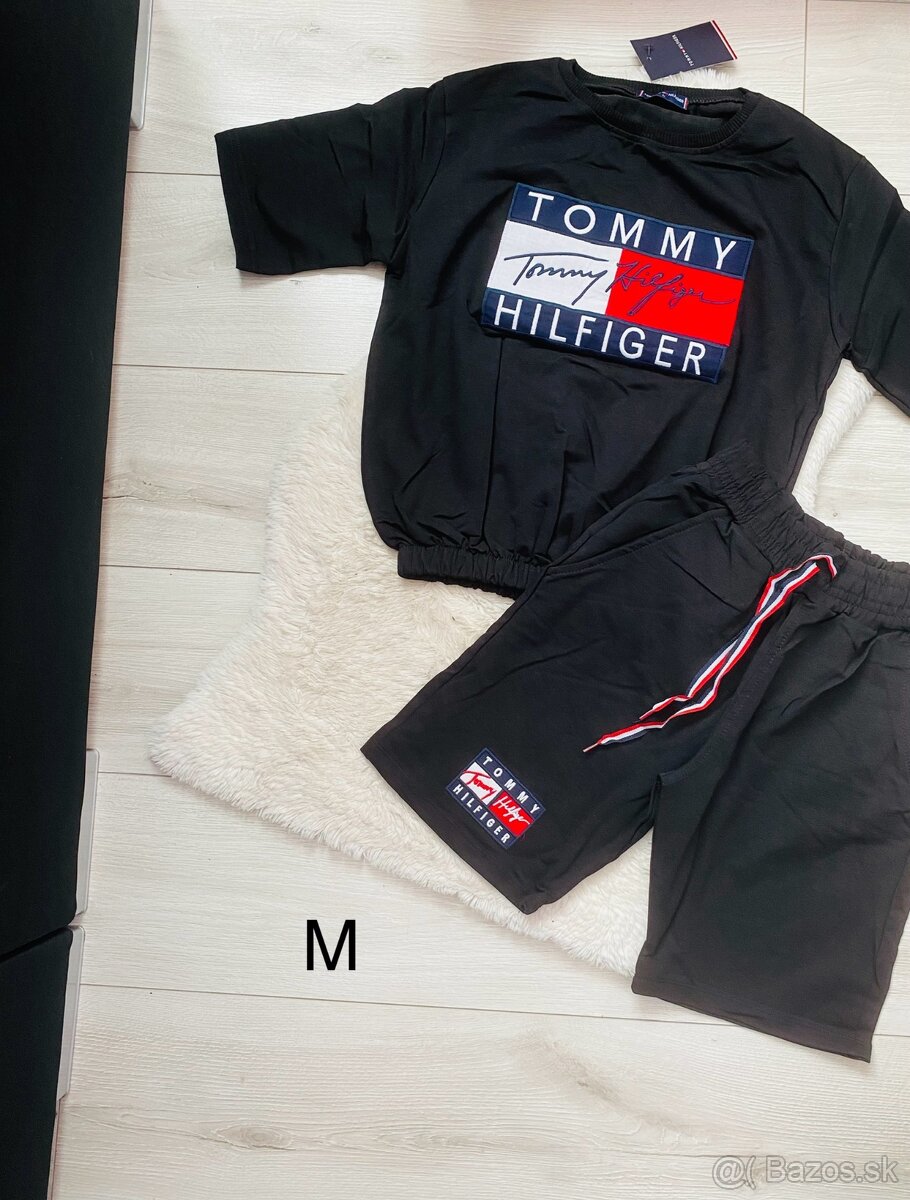 Cierna kratasova suprava Tommy hilfiger