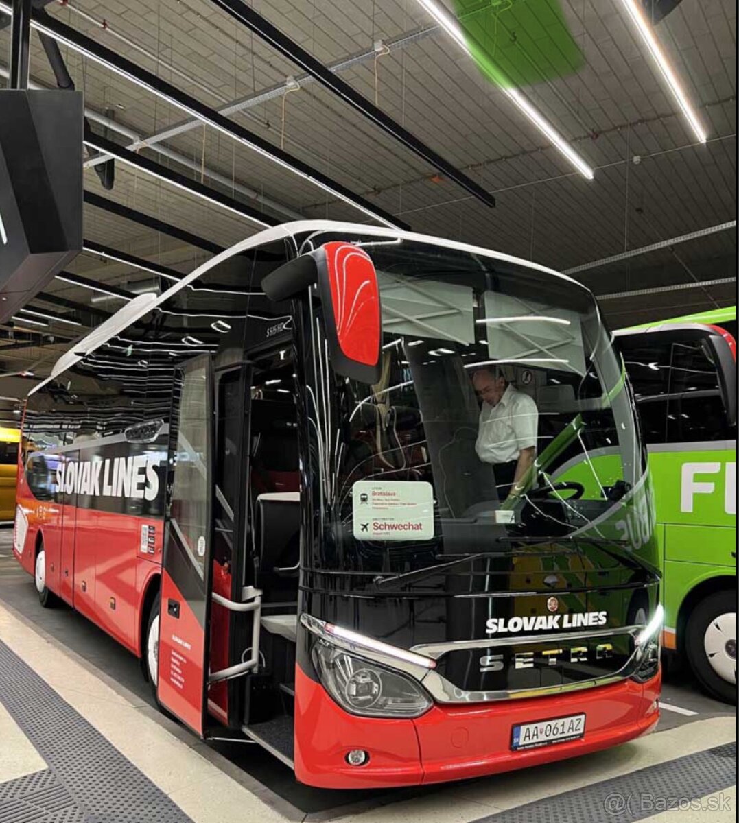 Slovak Lines listok na autobus Bratislava-Viedeň