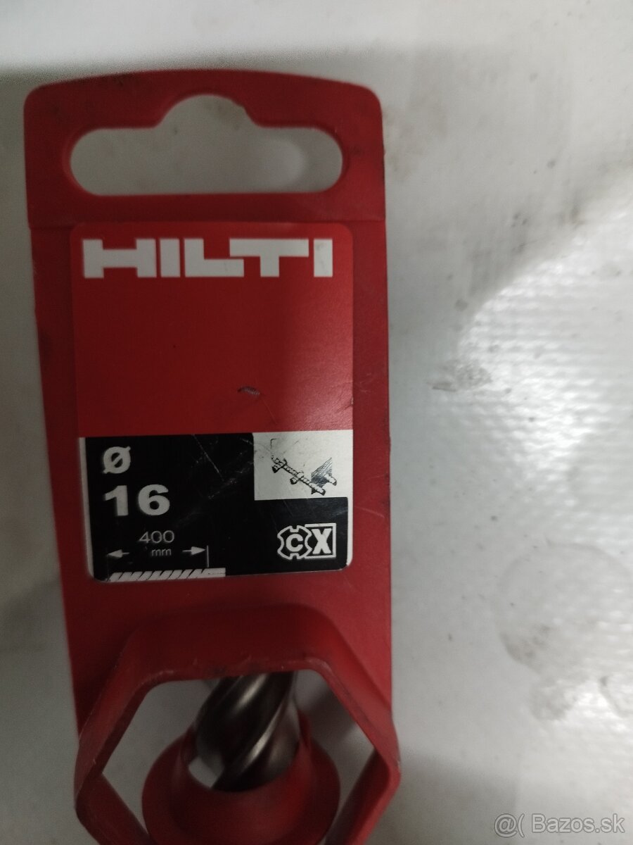 SDS plus hilti vrtáky do betonu