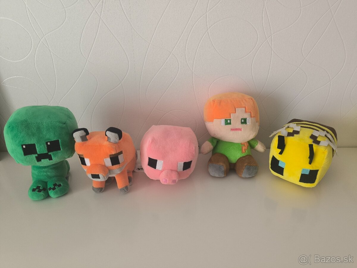 Minecraft plyšáky