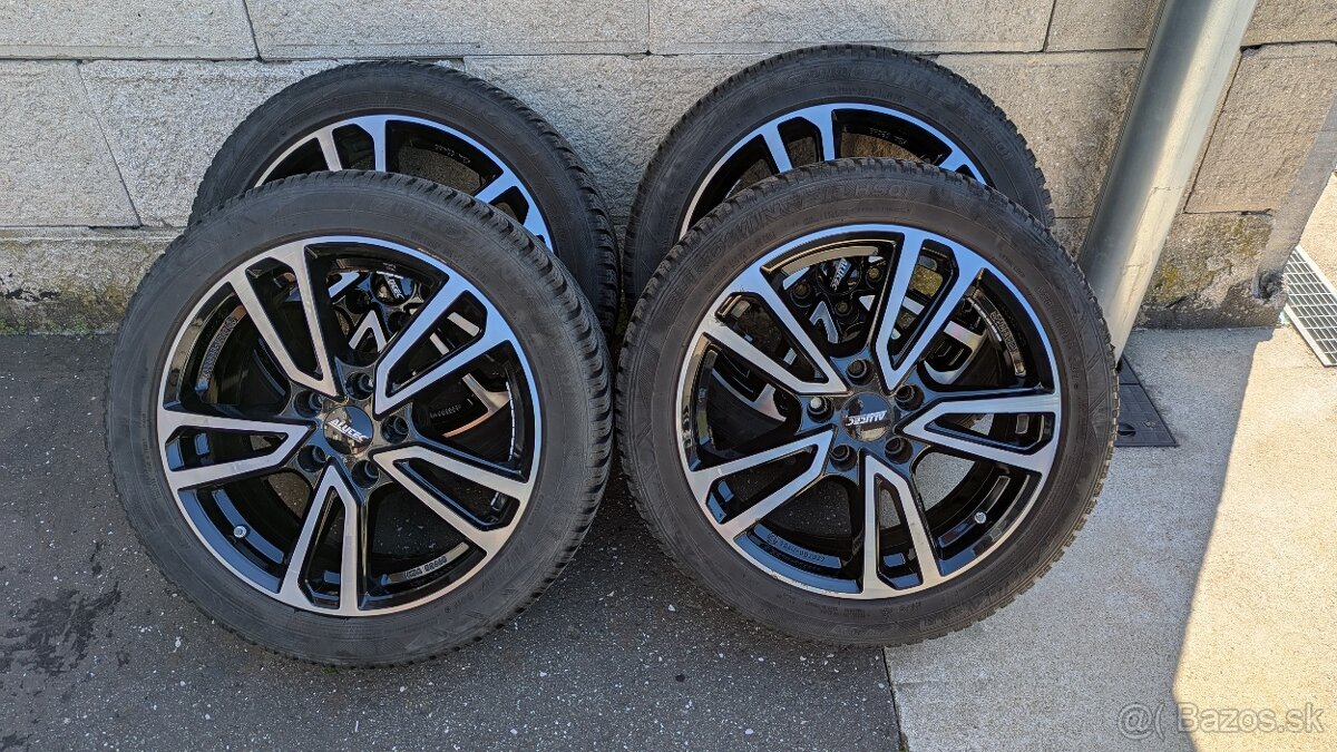 3v1 Zimne pneu 225/45R17 na diskoch + snimace tlaku