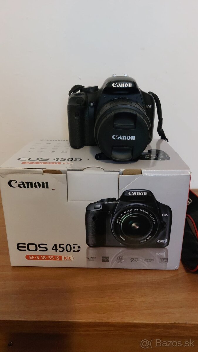 Canon EOS 450D so stojanom - ako nový