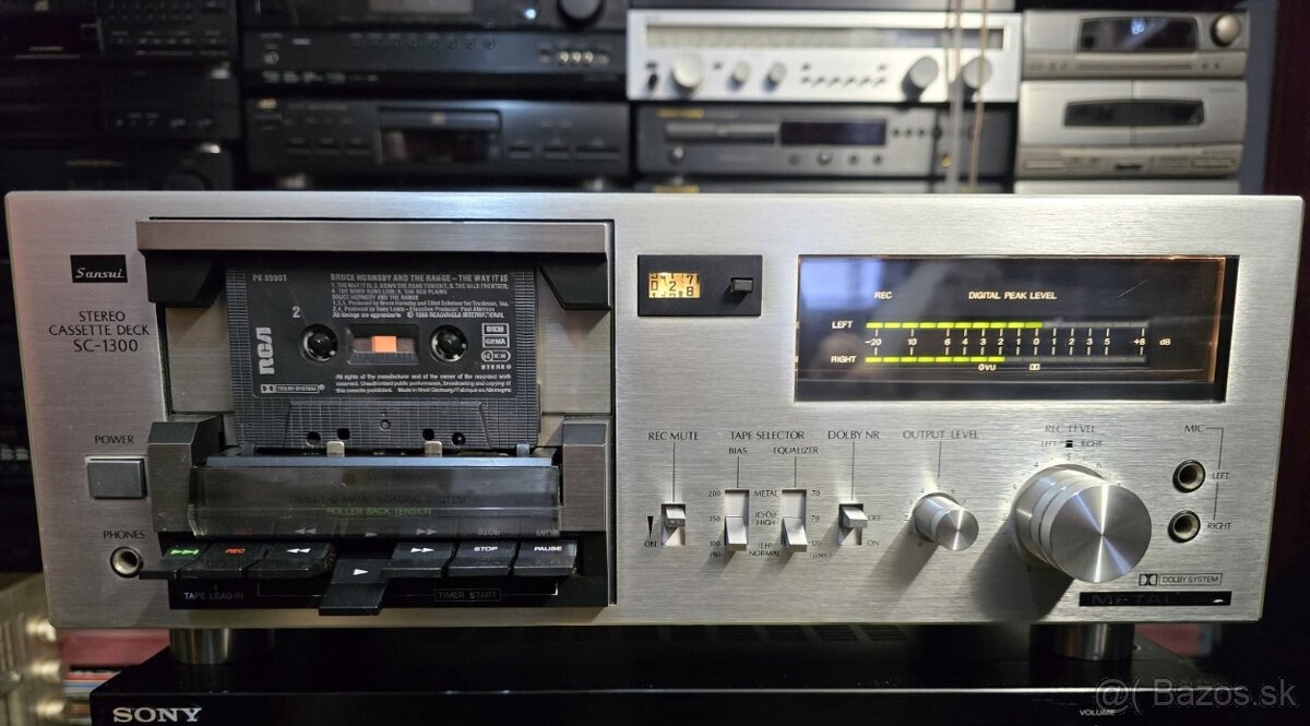 SANSUI SC-1300 vintage kazetový magnetofón