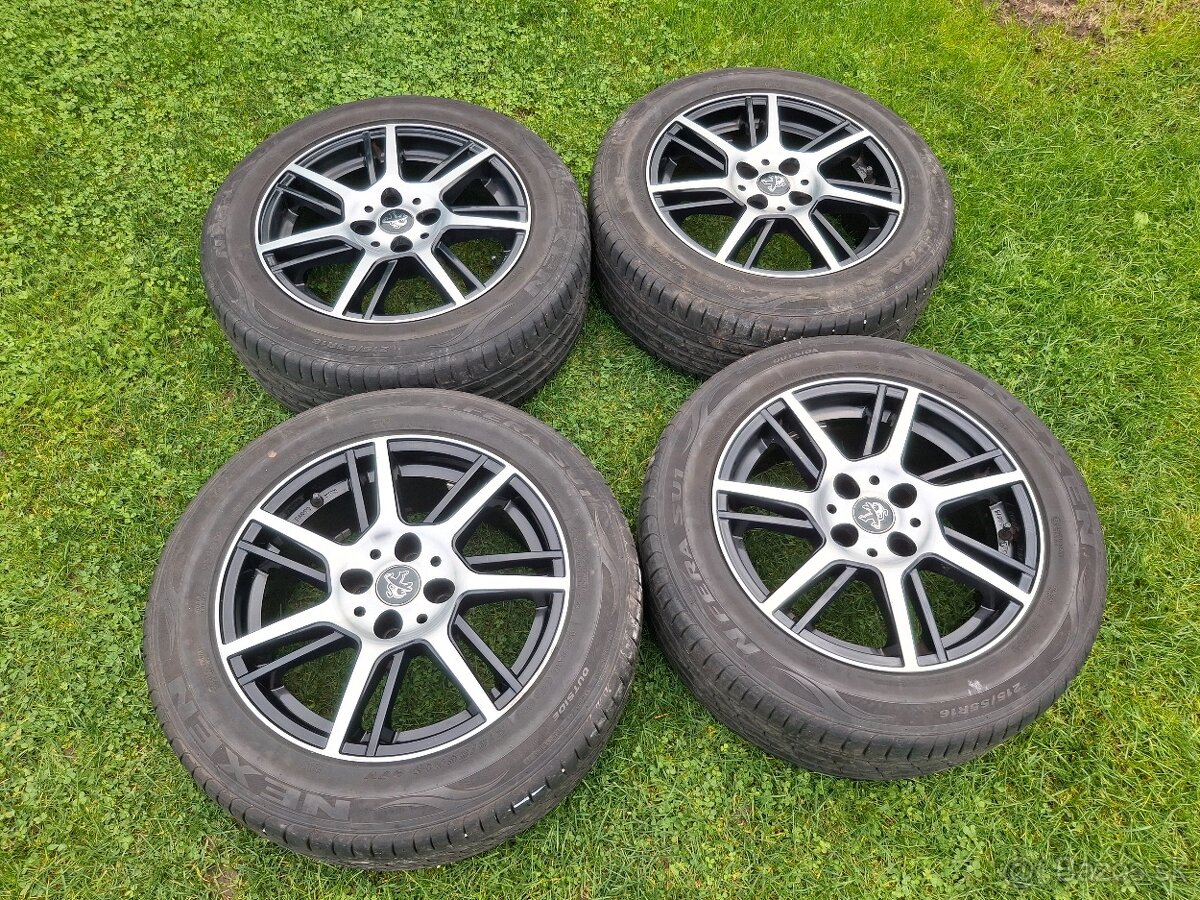 16" ALU 4x 108 + 215/55 r16 letné 7mm