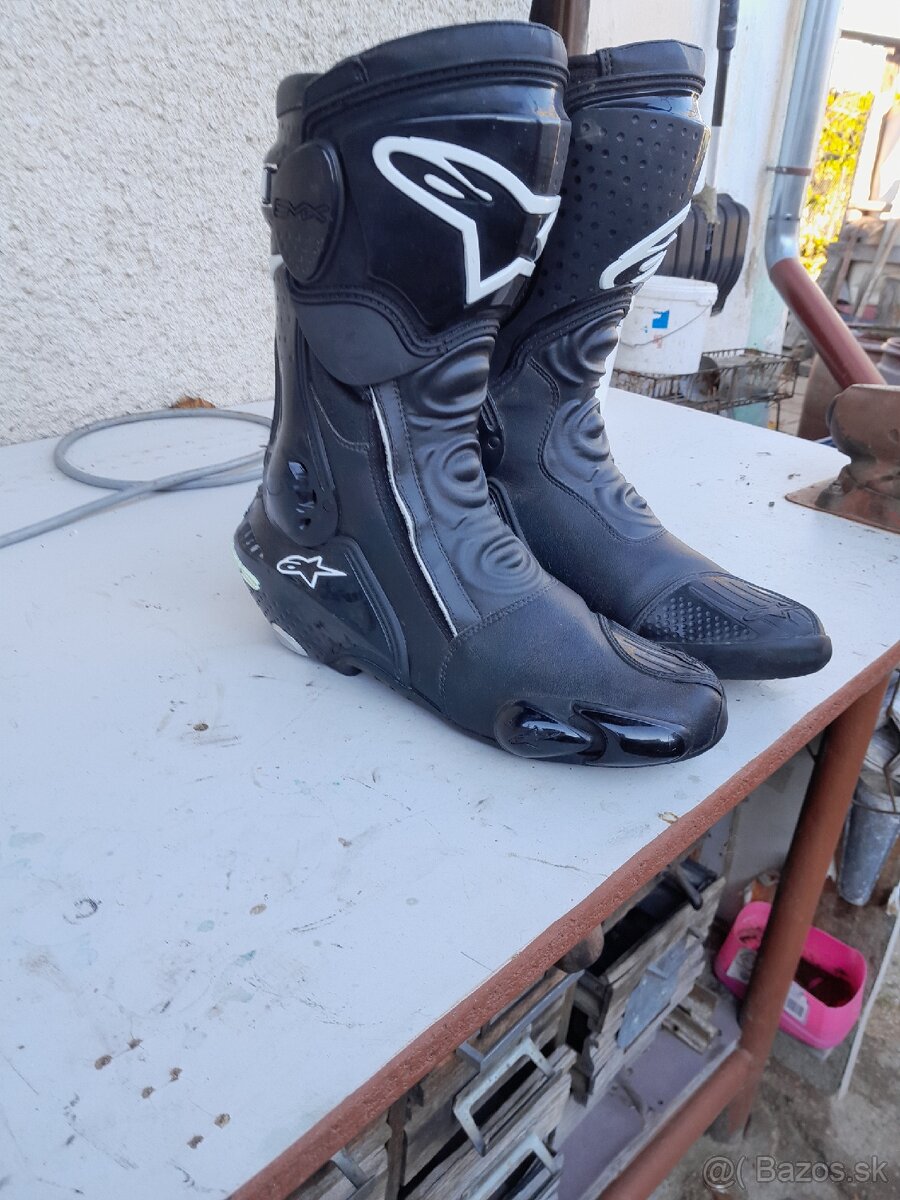 PREDÁM ČIŽMY ALPINESTARS SUPER TECH VEĽKOSŤ 47 3KRAT OBUTÉ