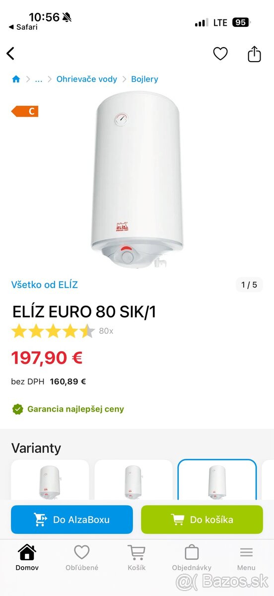 Ohrievač vody - ako nový