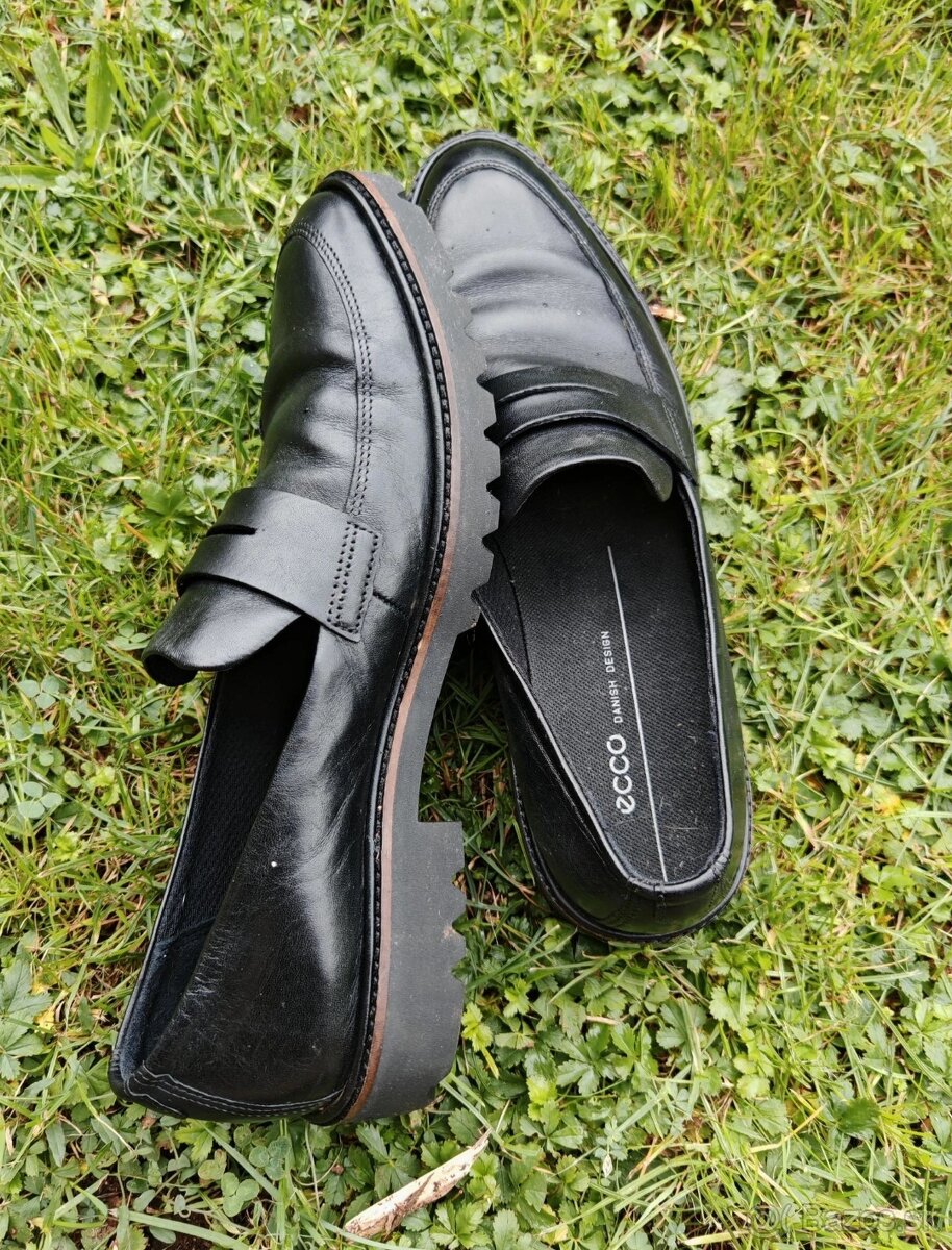 Dámske kožené topánky Ecco veľ 40