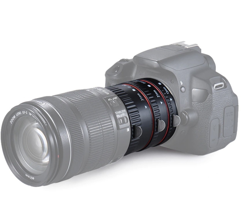 Canon EOS makro mezikroužky plně automatické s přenosem info