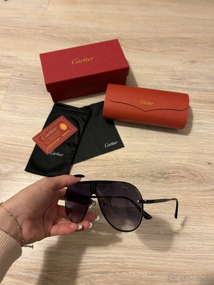 Cartier slnečné okuliare - čierne (CA1)