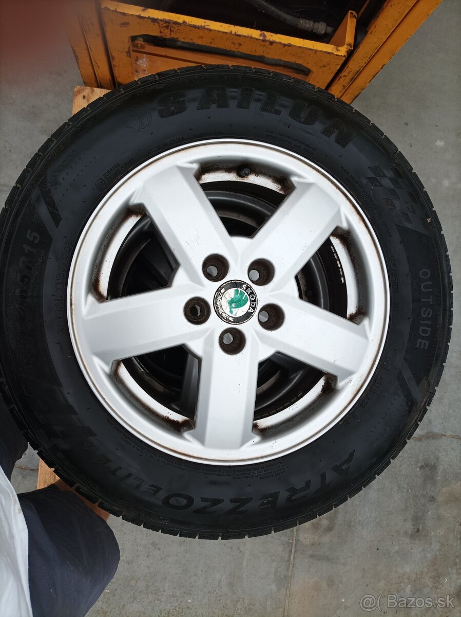 Elektróny + letné pneu 195/65R15 Octavia I