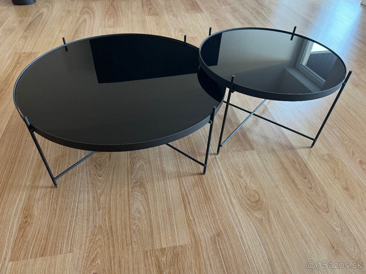 Set 2x konferenčný stolík Zuiver Cupid, 82 cm a 62 cm