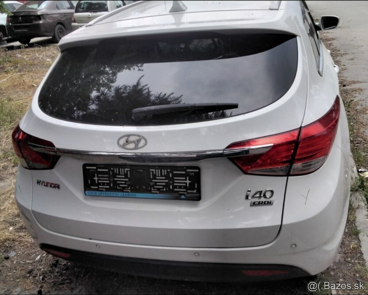 Predám PIATE DVERE HYUNDAI i40 CW 1.7 CRDi 2015 MOTOR D4FD,