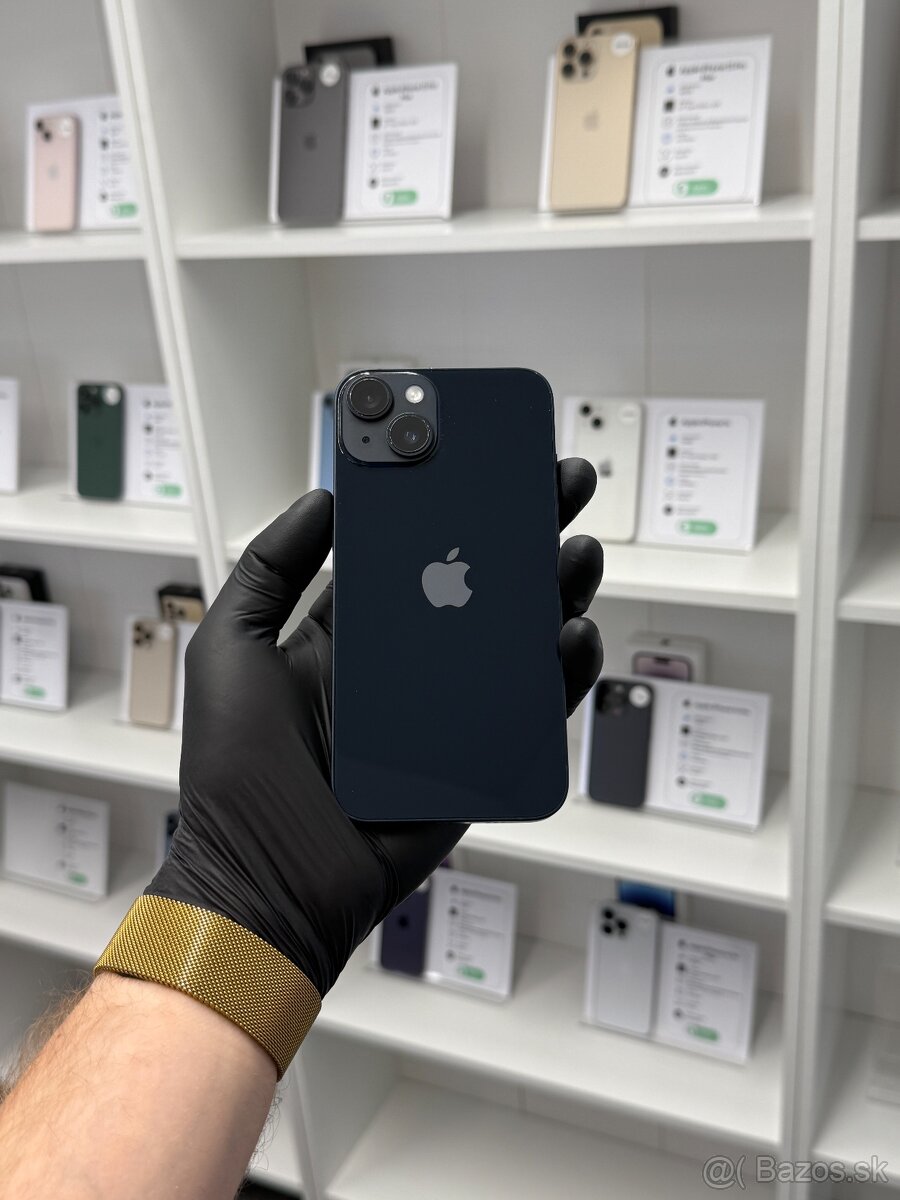 ZÁRUKA 2 ROKY /  Apple iPhone 14 128GB Midnight, 100%