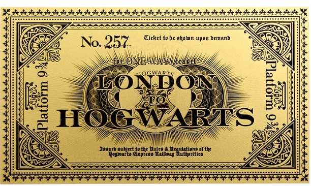 zlato striebro proof Harry Potter zlatý lístok