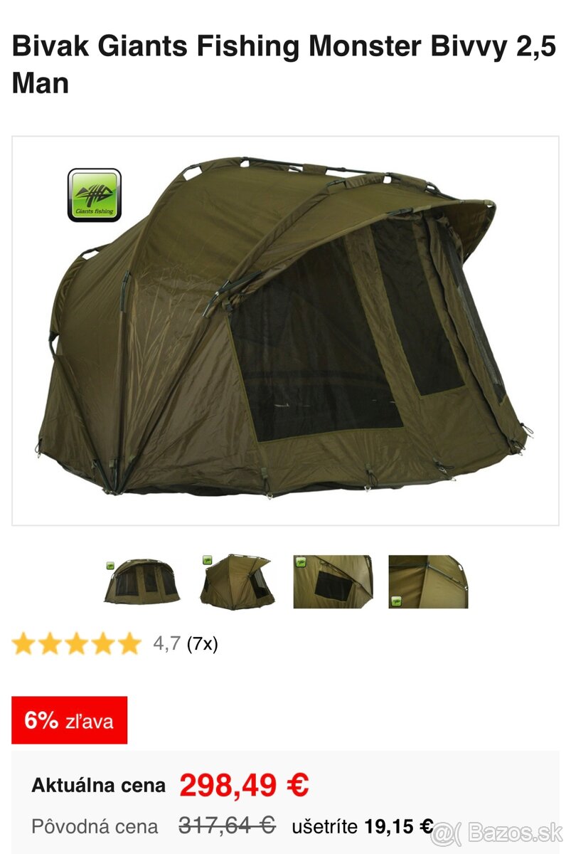 Bivak Giants Fishing Monster Bivvy 2,5 Man