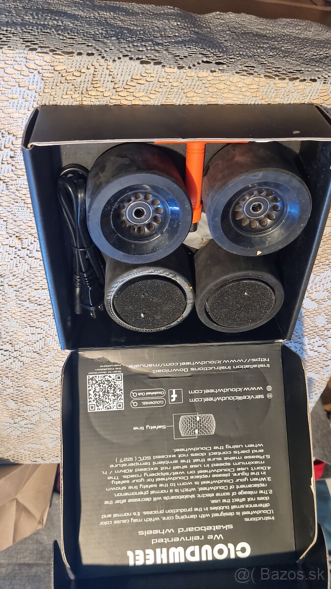 Cloudwheel 85mm 76A + PU kolieska (set 6ks) – elektrický lon