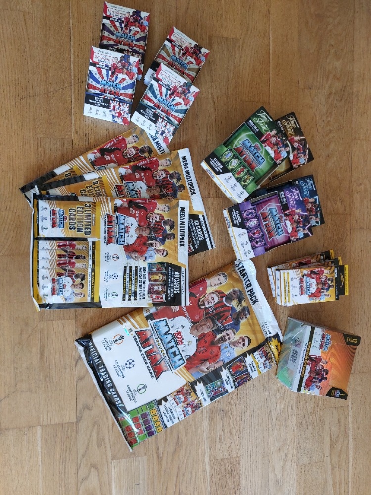 Fotbalové kartičky Match Attax 2024-25 MEGA SET
