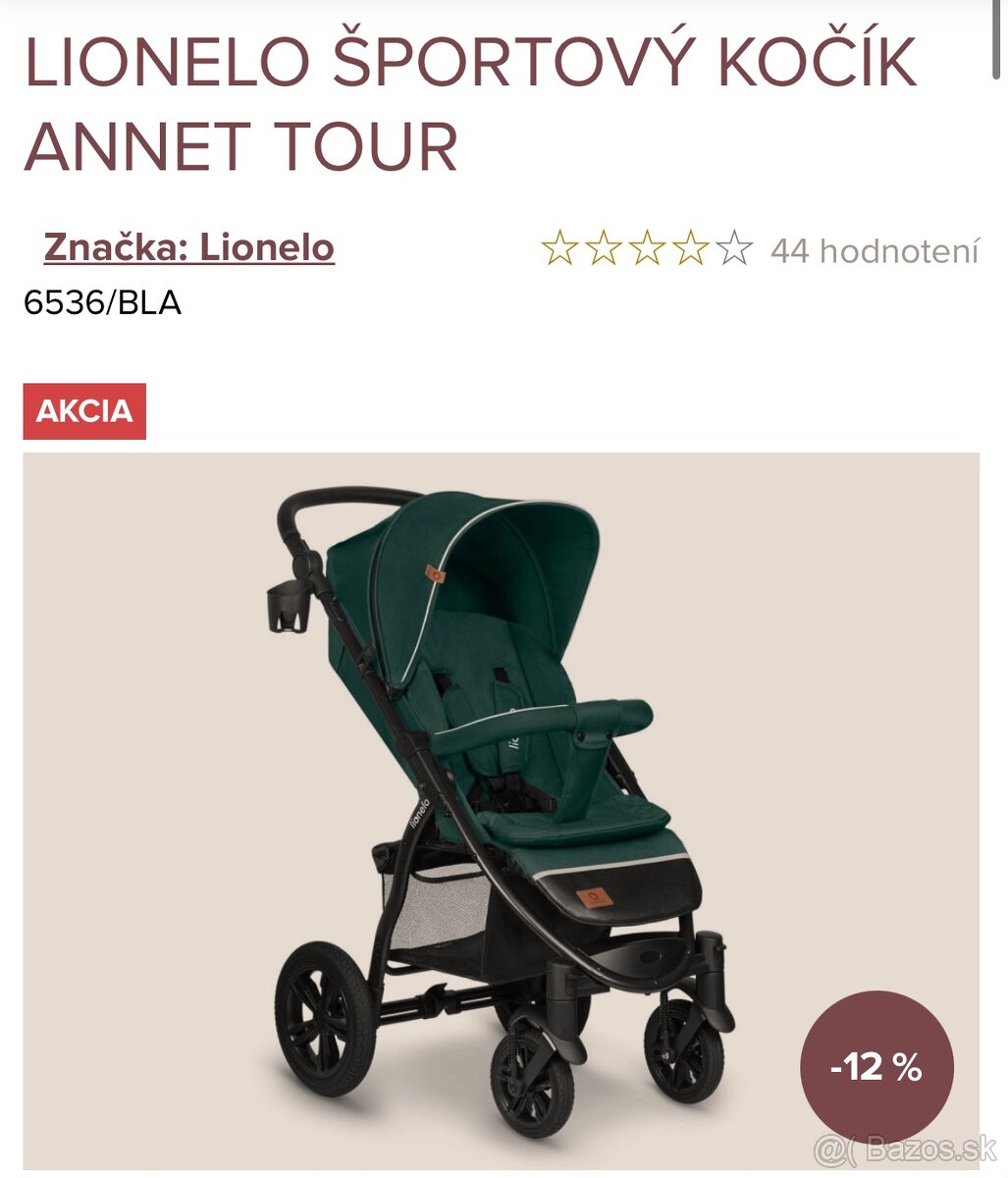 Športový Kočík Lionelo Annet Tour