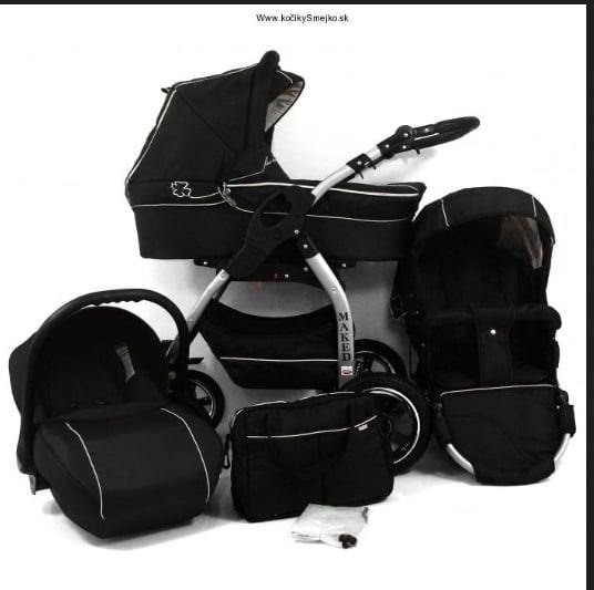 Kočík 3v1 čierny