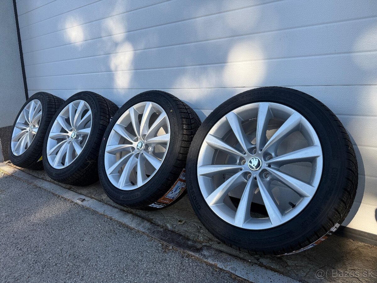 ORIGINAL DISKY 5x112 R18 235/45 R18 ZIMA SUPERB/PASSAT