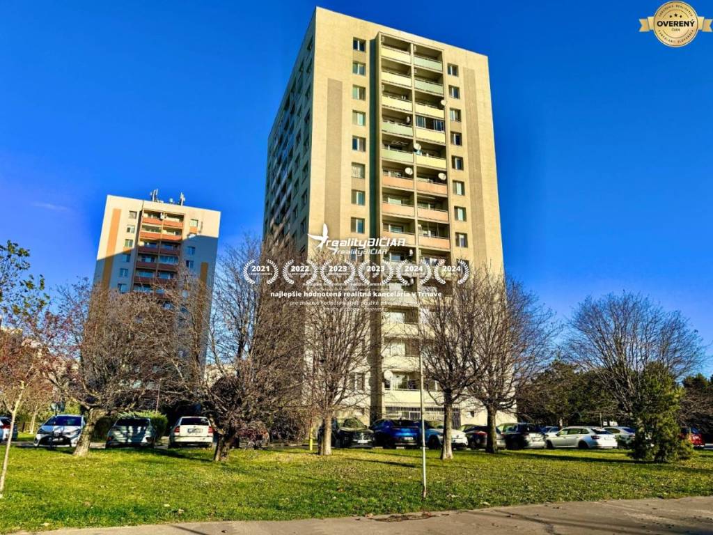 Veľký 3-izbový byt s 2 loggiami na Prednádraží v Trnave – 75