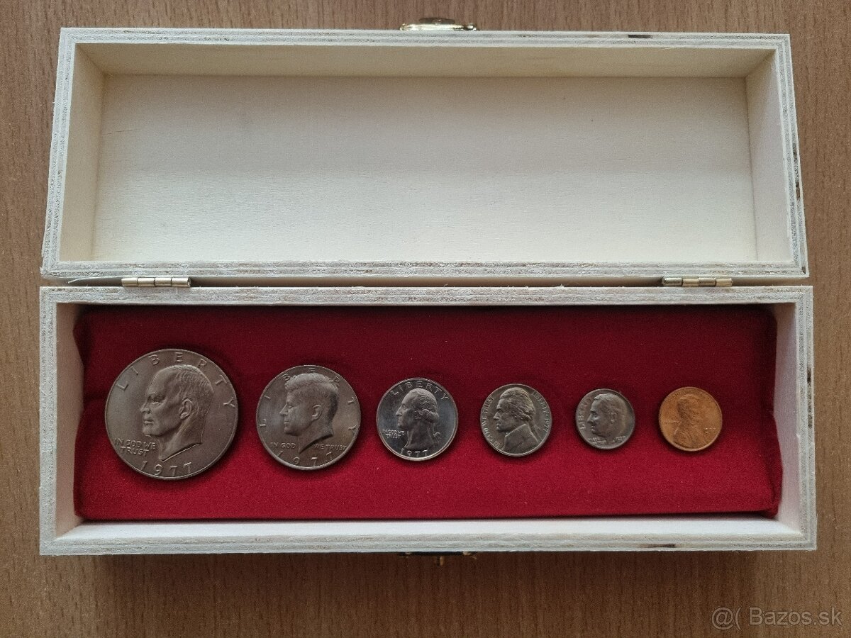 Americke mince USA sada