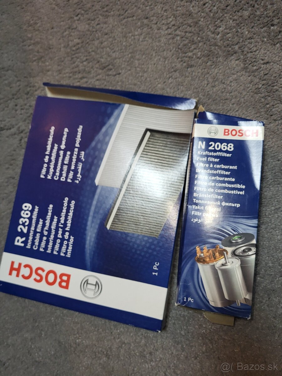 Predám kabínový filter + palivový filter pre AUDI A4,A5,Q5