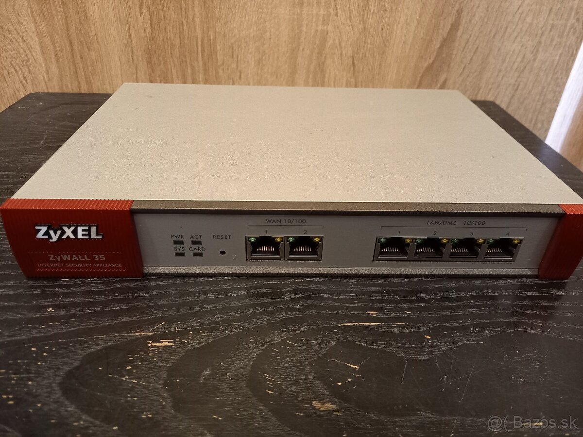Zyxel ZyWALL 35, Router, Firewall, VPN, 4x LAN, 2x WAN