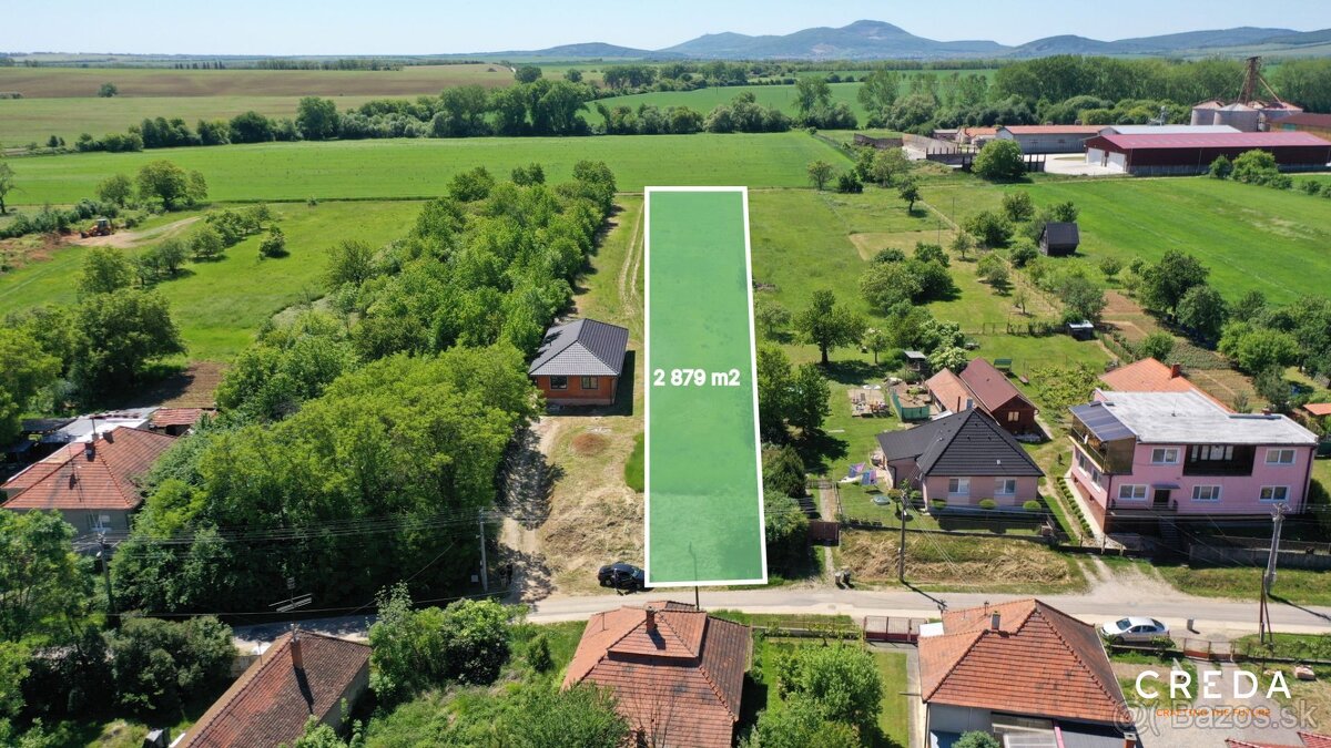 CREDA | predaj stavebný pozemok Sľažany