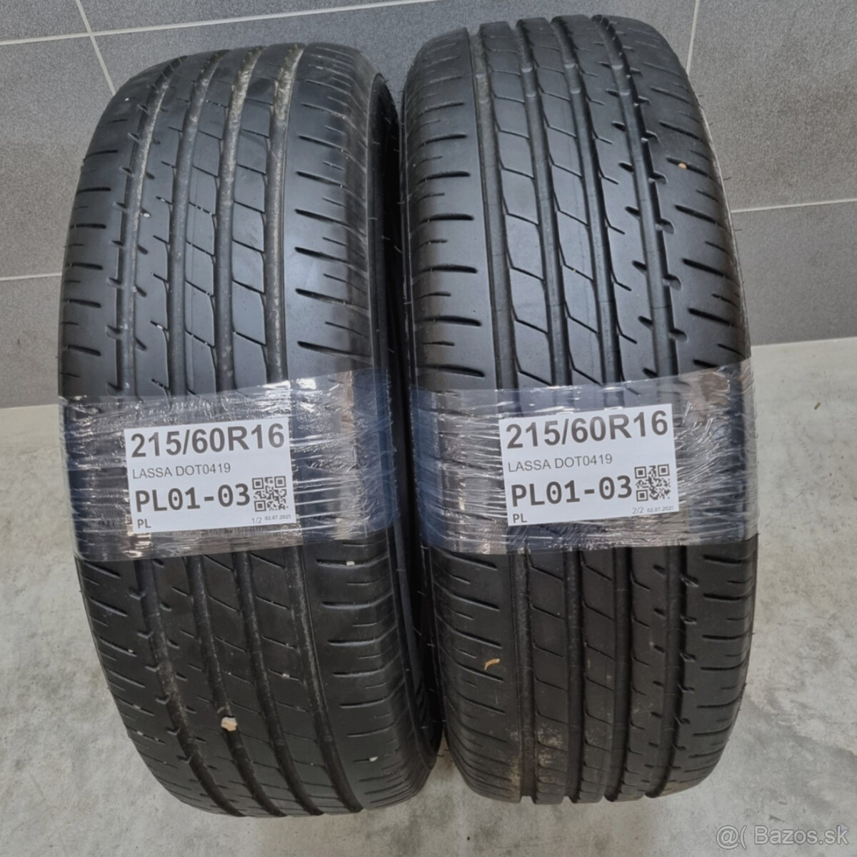 Letné pneumatiky 215/60 R16 LASSA