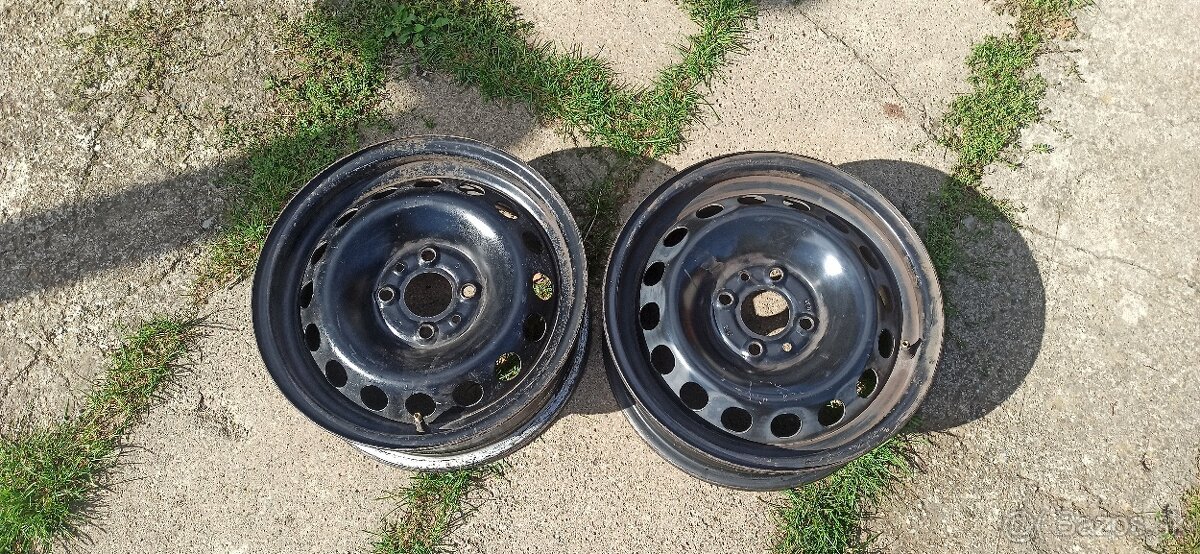 Predám plechové disky 4x98 R14