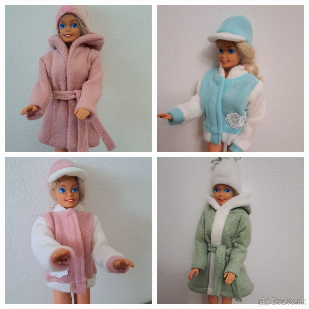 Rôzne oblečenie pre Barbie bábiky