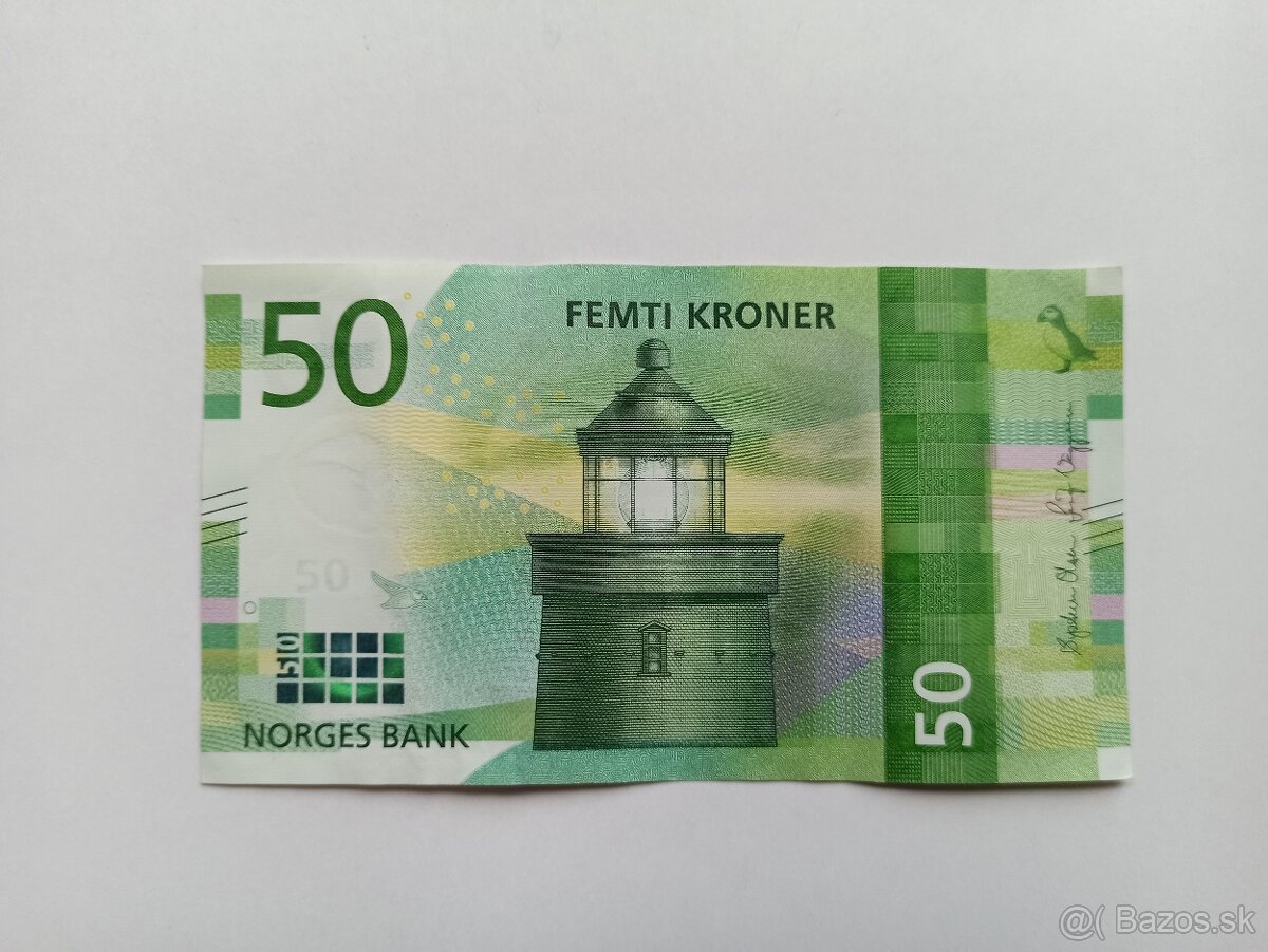 Nórske bankovky a mince