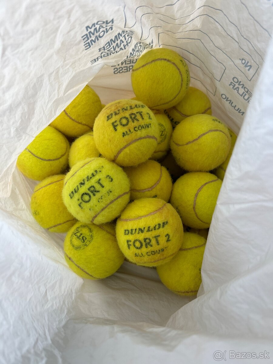 Dunlop Fort loptičky - po pár treningoch
