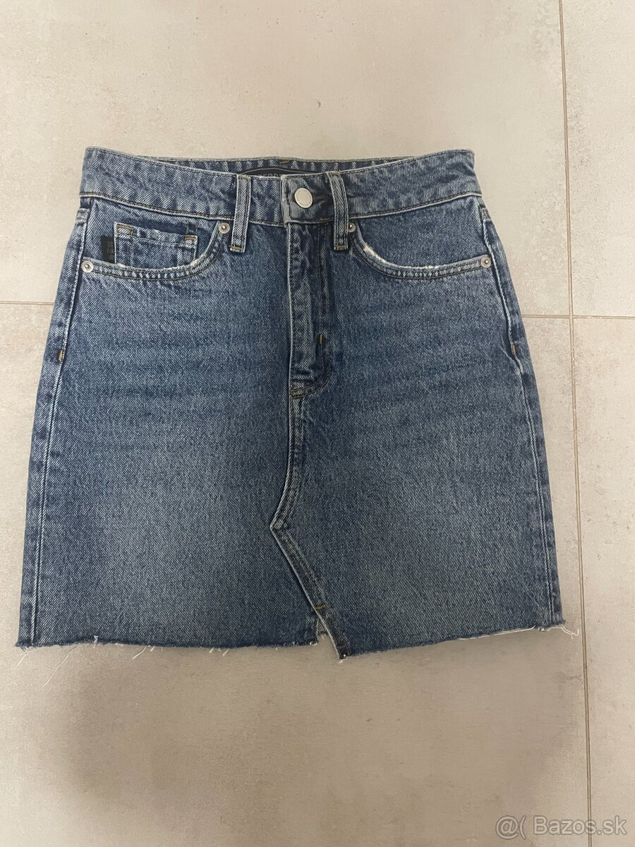 Riflová sukna SUPERDRY vel. XS/34 - nová
