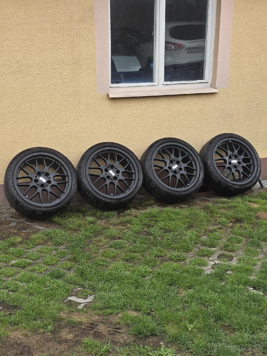Original BBS 5x120 r18 zanovne pneu bmw z3 et38 8j