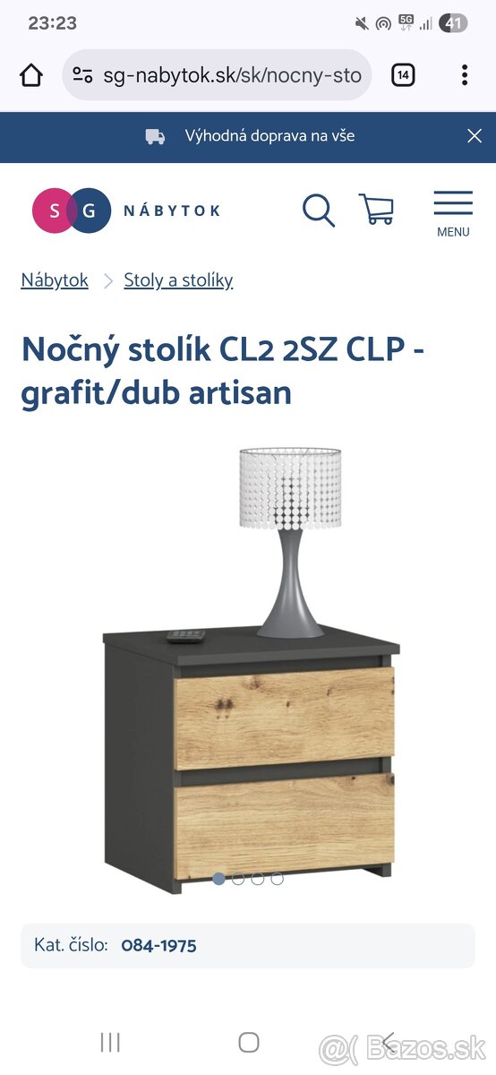 Predám nočné stolíky