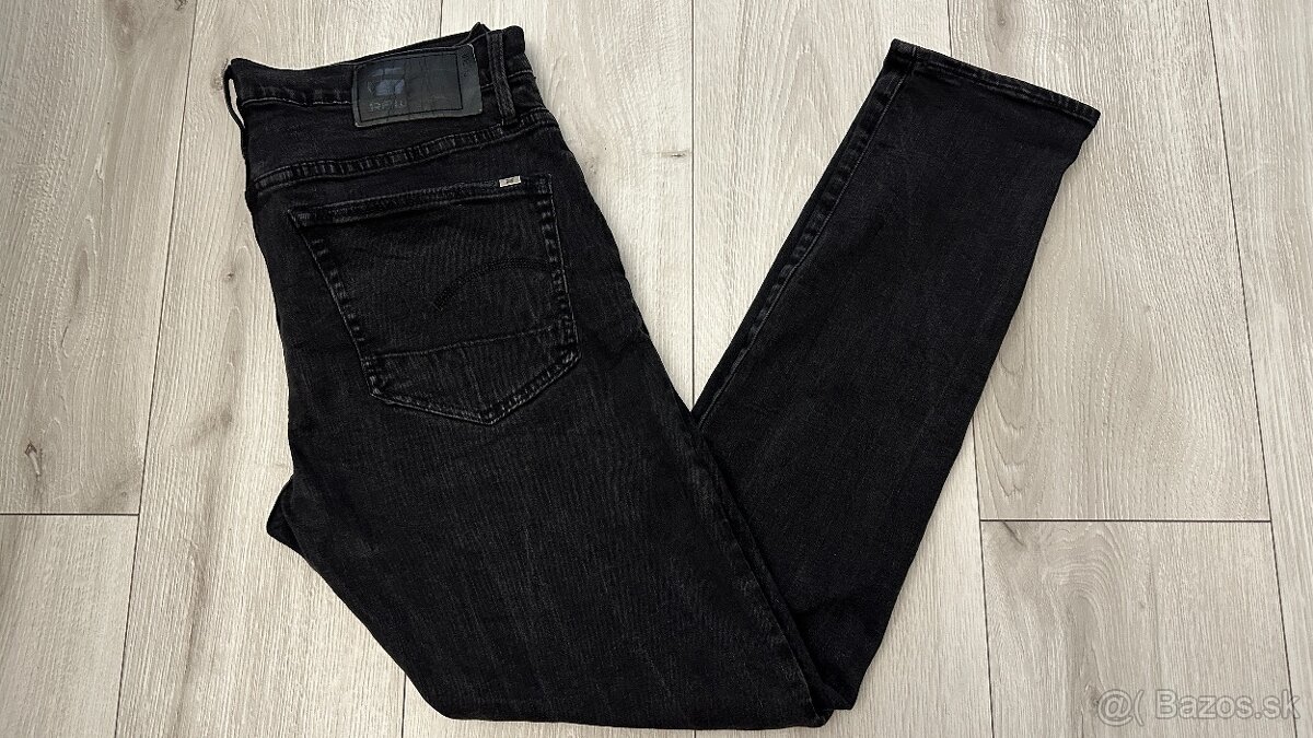 Pánske,kvalitné džínsy slim - G STAR RAW - veľkosť 34/32