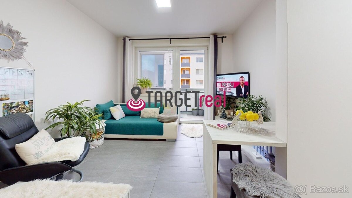 TARGETreal | Útulný a slnečný 1-izbový byt v modernej časti 