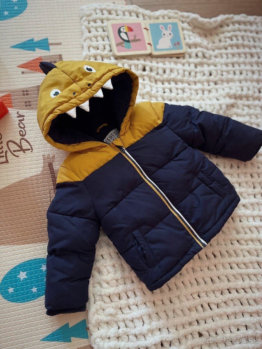 Zimna zateplena bunda vel. 80