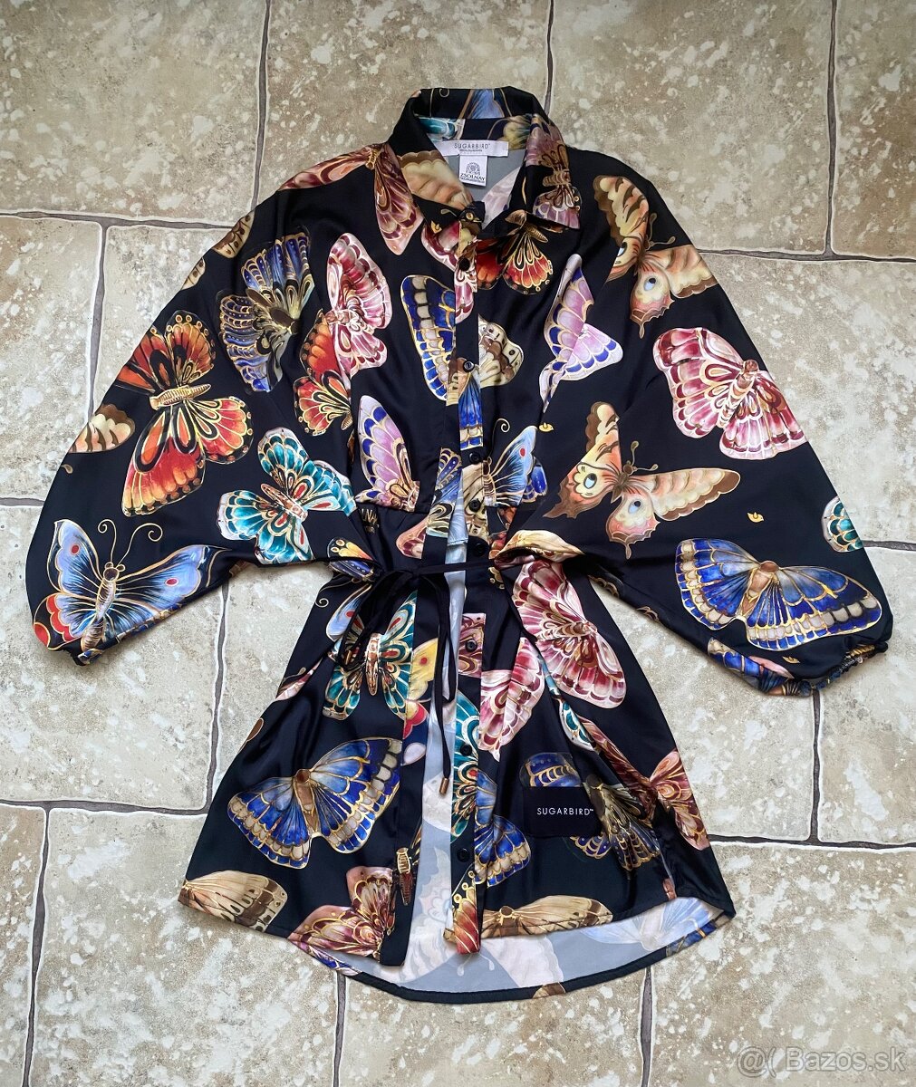 Sugarbird Zsolnay Butterfly šaty/kimono