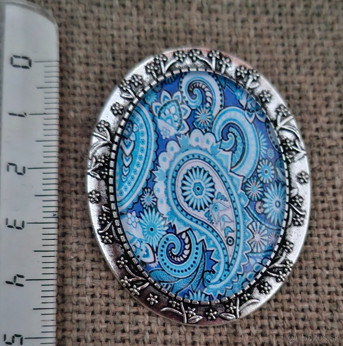 Brošňa č.22 - modrá