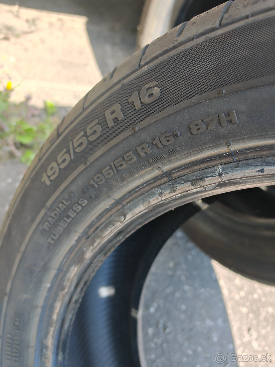 195/55r16 87H Conti letné pneu