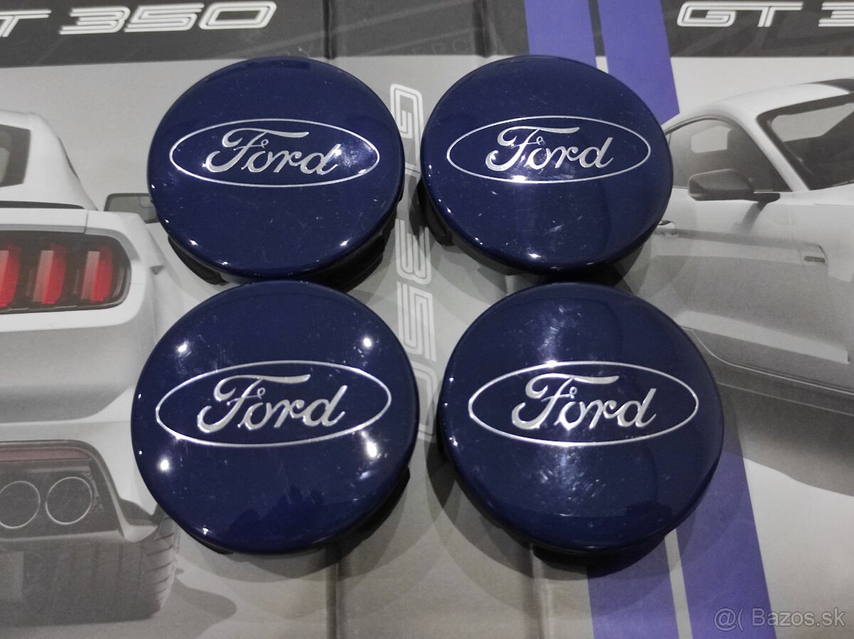Stredove krytky diskov Ford modre 54mm