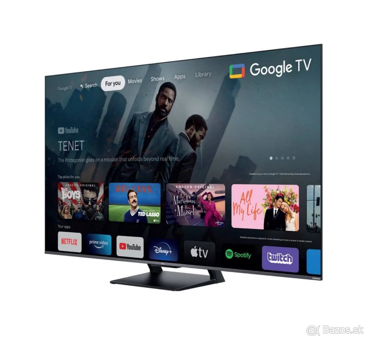 TV TCL - 75 palcov 75c735 ako nový