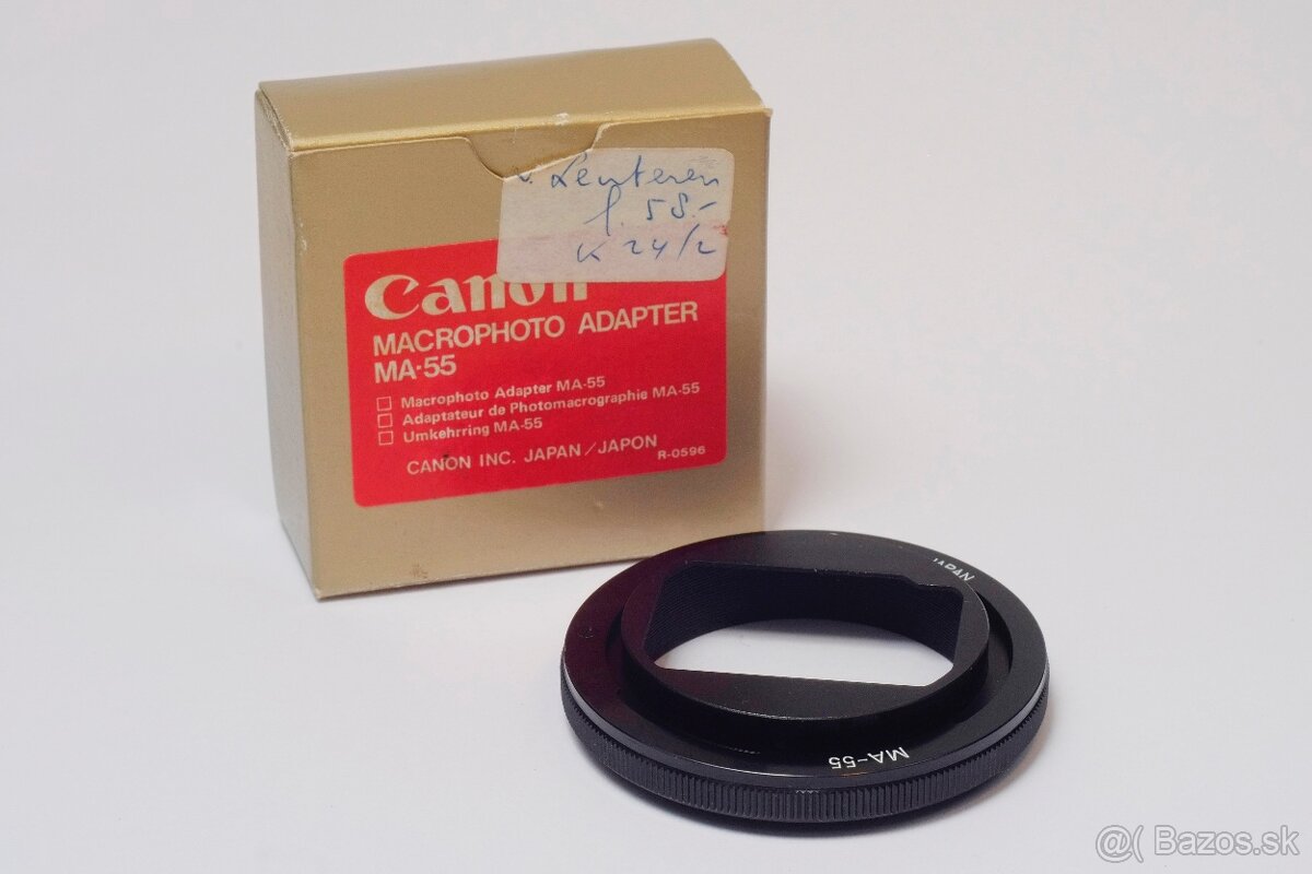 Canon MA-55 Macrophoto adapter
