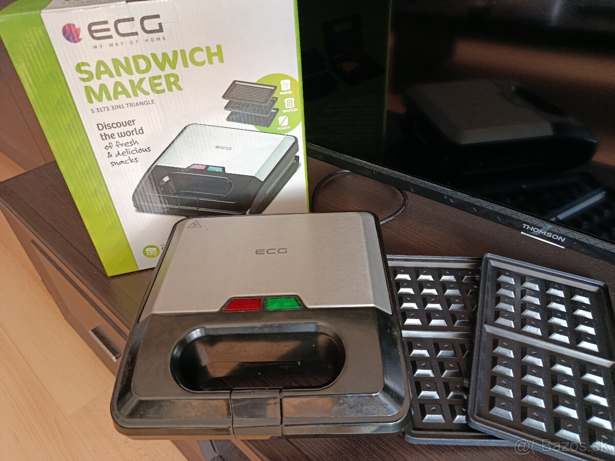 ECG sendvičovač, vaflovač