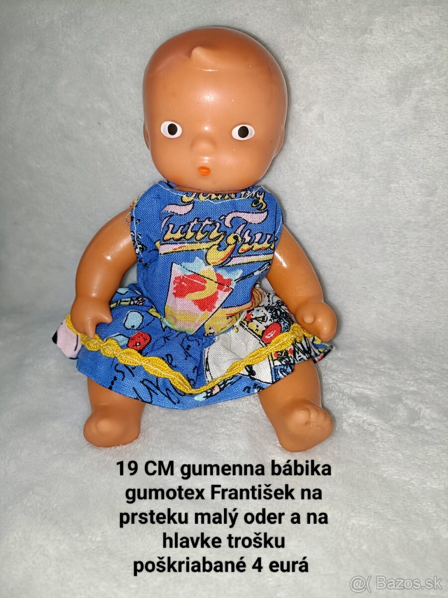 Retro bábika gumotex František