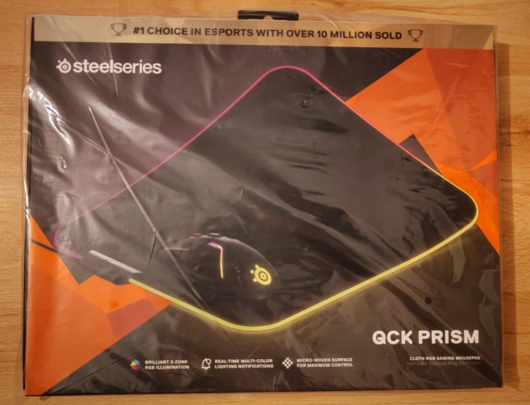 Steelseries RGB Gaming Mousepad QCK PRISM M