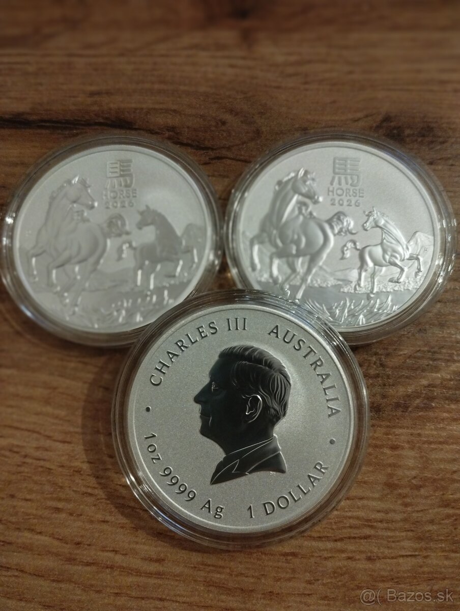STŘÍBRNÁ INVESTIČNÍ MINCE LUNÁRNÍ SÉRIE KŮŇ 2026
